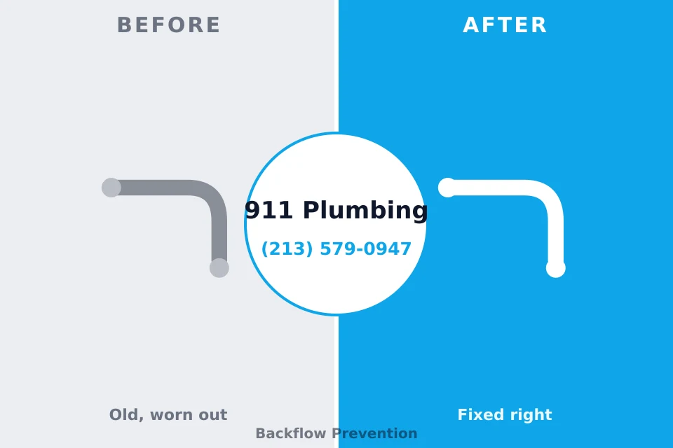 Before and after: plumbing repair Blue Ridge, GA